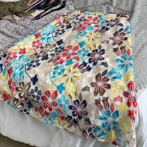 Anthropologie detailed skirt